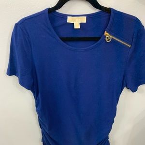 Size L Blue Micheal Kors Top